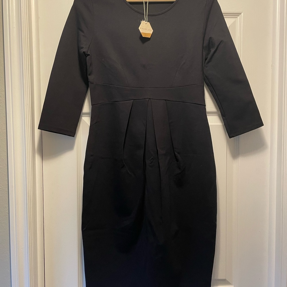 Pink blush maternity dress - black - cocktail